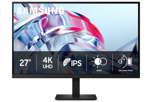 Samsung - 27" (S70H) IPS LED 4K UHD HDR10 High Resolution Monitor (HDMI, DP) - Black