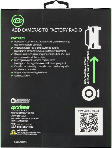 Metra AXXESS Camera Data Interface with Pre-Wired Harness for 2023-Up Select Chrysler Vehicles - Multi HOW TO BUY