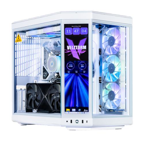 Velztorm LCD Praetix Gaming Desktop (i9 14900K, 64GB, 2TB SSD, RTX