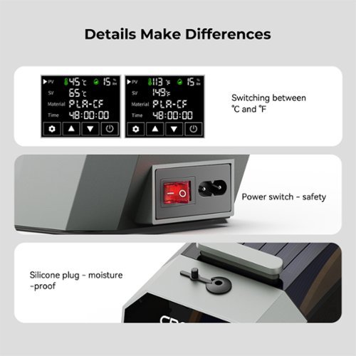 Creality Space Filament Dryer - Gray HOW TO BUY