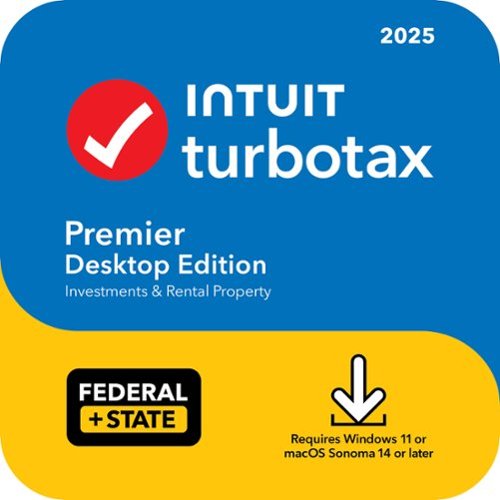 TurboTax - Premier Desktop Edition 2025 Federal & State Tax Return - Mac OS, Windows [Digital]-Front_Standard 