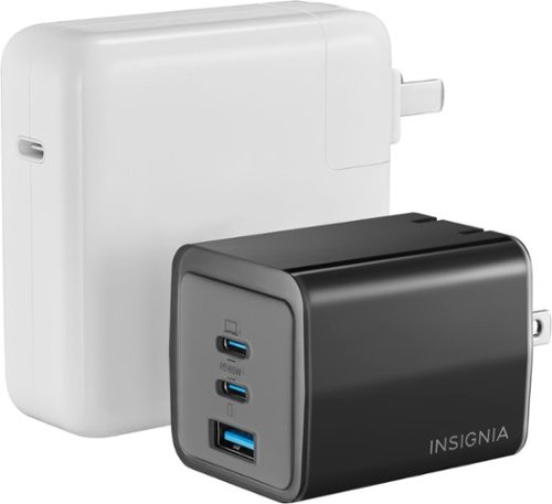 Insignia™ 65W 3-Port USB-C/USB Wall Charger for Smartphones, Tablets and More - Black SHOP ONLINE