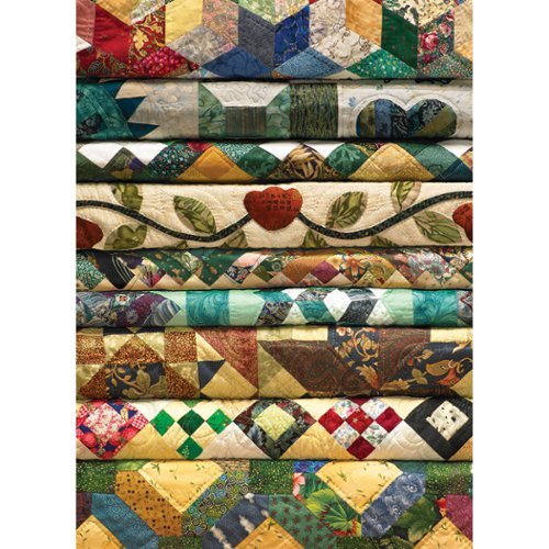Outset Media - Outset Media: Cobble Hill 1000 Piece Puzzle: Grandma's Quilts - High Quality Jigsaw
