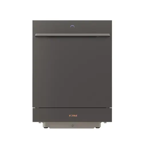 Front. FOTILE - FOTILE Built-In Dishwasher in MOONSHADOW Grey with High-Pressure HydroJet Technology - MOONSHADOW Grey.