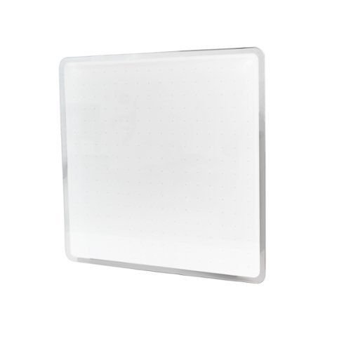 Floortex - Glass Magnetic Grid Board 14" x 14" - White