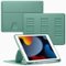 VIKESI - Magnetic Case for iPad 10.2" 7th/8th/9th Gen, Shockproof, Pencil Holder, Auto Wake/Sleep, Multi-Angle Stand - Forest Green-Front_Standard