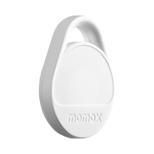 Momax - Pinpop² Lite Find My Locator Compatible with Apple Find My or Android Find My devices - White-Front_Standard 