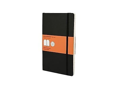 Moleskine - Professional Notebooks, 9.75" x 7.5", College Ruled, 96 Sheets, (707223) - Black-Front_Standard 