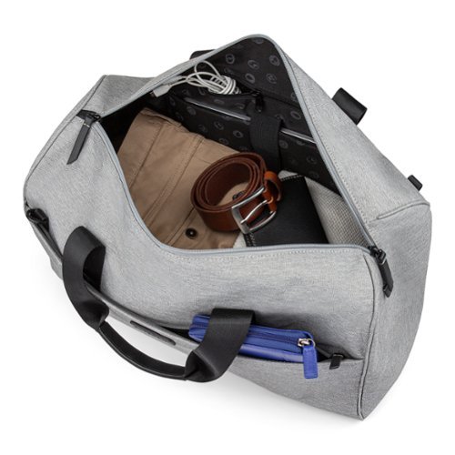 Bugatti Reborn Collection Convertible Duffle Bag - Gray GLOBAL SHIPPING