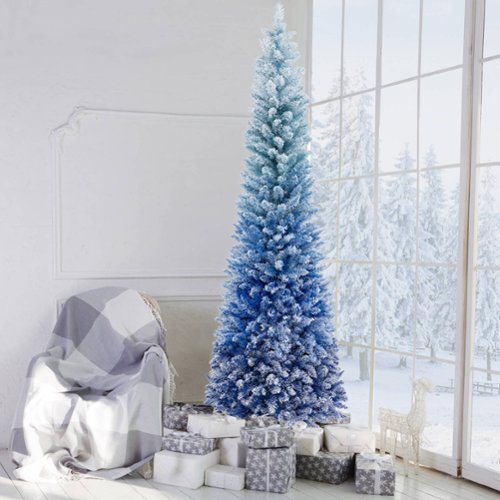 Costway 7 FT Snow Flocked Artificial Christmas Tree with 725
