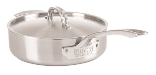Viking - Professional 5 Ply 3.4 Qt.Sauté Pan - Satin-Angle_Standard 
