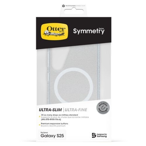 OtterBox Symmetry Series Hard Shell with Magnets for Samsung Galaxy S25 - Stardust 3.0 WORLDWIDE DELIVERY