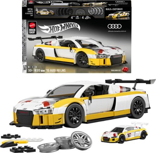 Mattel Brick Shop - Hot Wheels '15 Audi R8 LMS-Front_Standard 