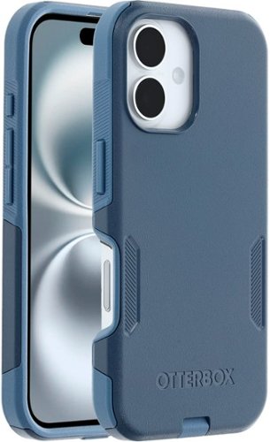OtterBox Commuter Series Hard Shell for MagSafe for Apple iPhone 16 - Baby Blue Jeans WORLDWIDE DELIVERY