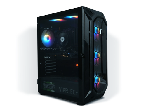 ViprTech - Rebel 4.0 Gaming PC - AMD Ryzen 7 (4.1Ghz Turbo), RTX 4060 8GB, 16GB DDR4, 1TB SSD, Computer, B - White-Front_Standard 