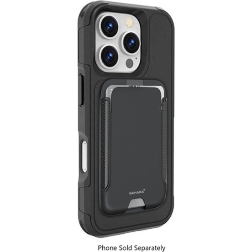 SaharaCase Raider Series Wallet Case for Apple iPhone 16 Pro - Scorpion Black WORLDWIDE DELIVERY