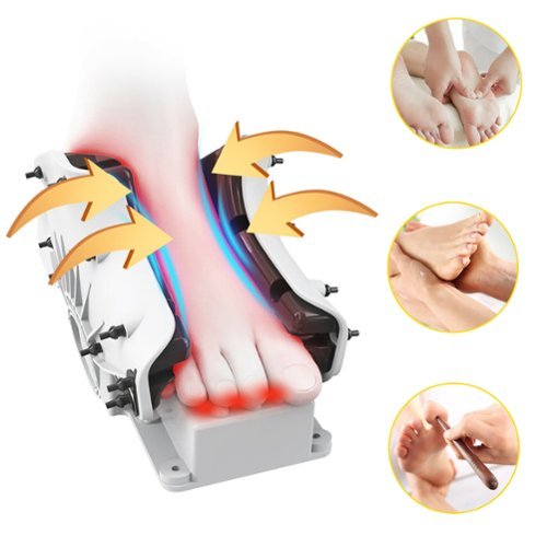 Costway Shiatsu Foot Massager Kneading and Rolling Leg Calf Ankle with Remote - Gray SHOP ONLINE