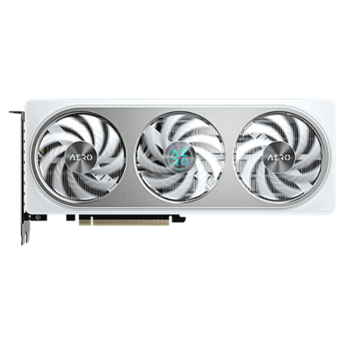 GIGABYTE - NVIDIA GeForce RTX 5060 Ti AERO OC 8G GDDR7 PCI Express 5.0 Graphics Card - White-Front_Standard 