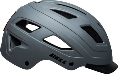 Bell Range Hardshell Lighted Helmet for Bike and Scooter - Medium - Asphalt GLOBAL SHIPPING