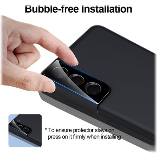 SaharaCase ZeroDamage Camera Lens Protector for Samsung Galaxy S22+ (2-Pack) - Black GLOBAL SHIPPING