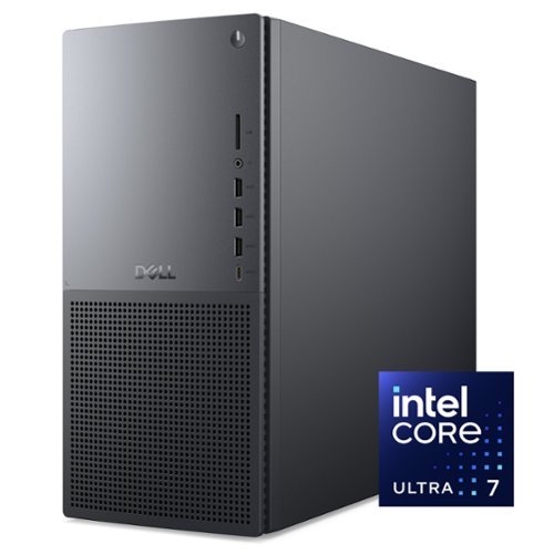 Dell - Tower Plus EBT2250 Desktop - Intel Core Ultra 7 265 2025 - 32GB Memory - NVIDIA GeForce RTX 5060 8GB - 1TB Storage - Black-Front_Standard 