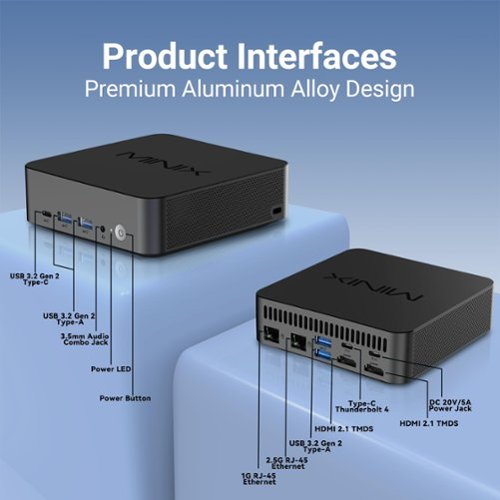 MINIX NGC N713 Mini PC, Intel Core™ i7 13620H Desktop Computer