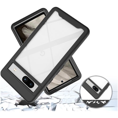 SaharaCase GRIP Series Case for Google Pixel 7a - Black/Clear BUY ONLINE