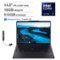 Lenovo - ThinkPad T14 Laptop 14.0 WUXGA (Intel Ultra 7-255U, 16GB DDR5, 512GB PCIe SSD, Win 11 Pro) w/USB Hub - Black-Front_Standard
