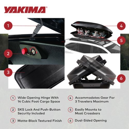 Yakima RocketBox Pro 14 Cargo Box Yakima RocketBox Pro 14 Cargo Box