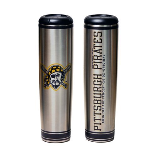Dugout Mugs - Pittsburgh Pirates 20oz. Metal Bat Tumbler - Multicolor-Front_Standard 