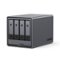 UGREEN - NASync DXP4800 Plus, 144TB 4-Bay NAS with AI Photo Album, Remote Access, 8GB RAM, 10GbE (Diskless, HDMI Cable Included) - Gray-Front_Standard