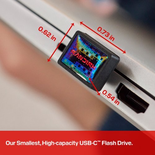 SANDISK Extreme Fit 256GB USB-C Flash Drive - Black SHOP ONLINE