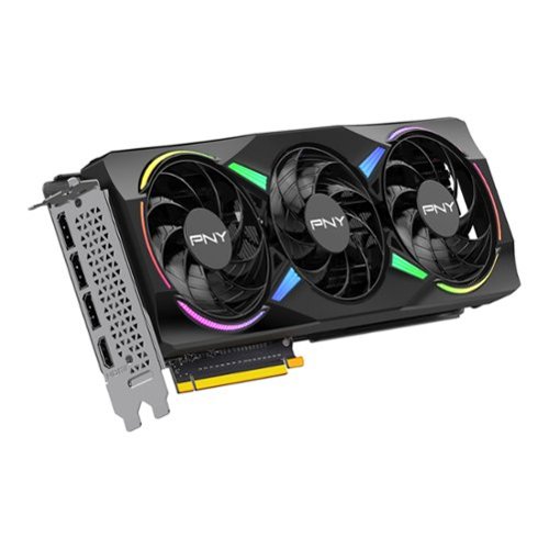 PNY GeForce RTX 5070 12GB ARGB OC GDDR7 PCI Express 5.0 Graphics Card with Triple Fan - Black SHOP ONLINE
