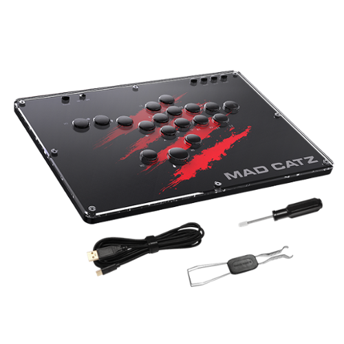 Mad Catz N.E.K.O. All Button Arcade Controller Compatible with PS4