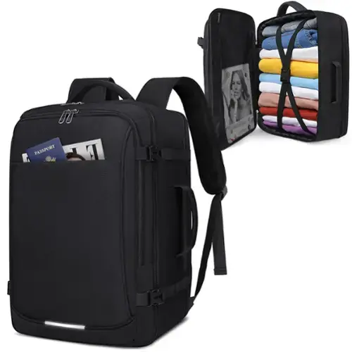Black(backpack With Shoe Bag)