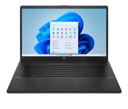 HP - Essential Laptop Computer 17.3" HD+ Intel Core 5 8 GB memory;256 GB SSD - Jet black-Front_Standard 