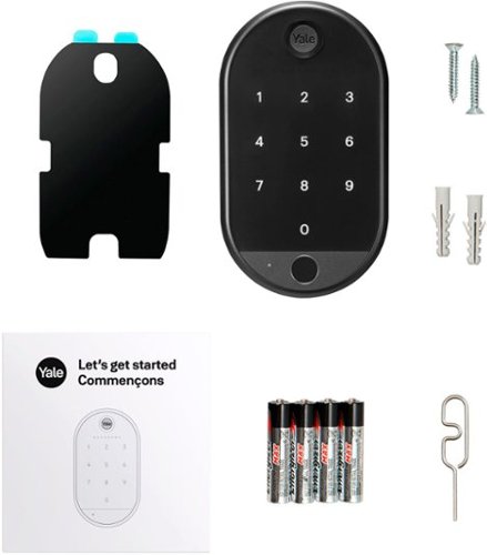 Yale Approach -Apartment  Smart Lock Wi-Fi Deadbolt with Keypad Access - Black Suede BUY IN EUROPE