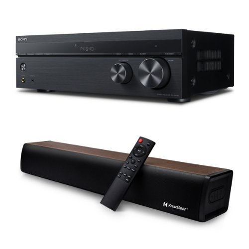 Sony - STRDH190 2 Channel Stereo Receiver with Phono Inputs and Bluetooth Connectivity - Black-Front_Standard 