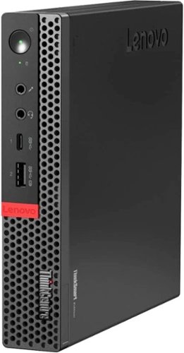 Lenovo - Refurbished Excellent - ThinkCentre M720Q Tiny Desktop PC, Intel Core i7-8700T up to 4.3Ghz, 32GB DDR4 RAM, 1T NVMe SSD, USB WiFi, Win11P - Black-Front_Standard 