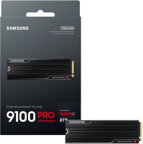 Samsung SSD 9100 PRO with Heatsink 8TB Internal SSD, PCIe 5.0x4 M.2 BUY IN MIDDLE EAST