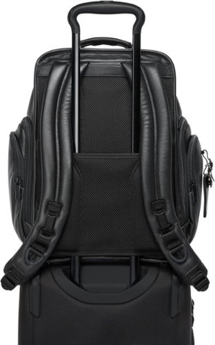 TUMI Alpha Brief Pack Leather Backpack for 15