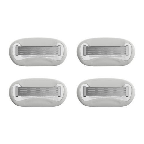 Freya - Vibrator and Razor Refill Blades Pack - Gray-Front_Standard 