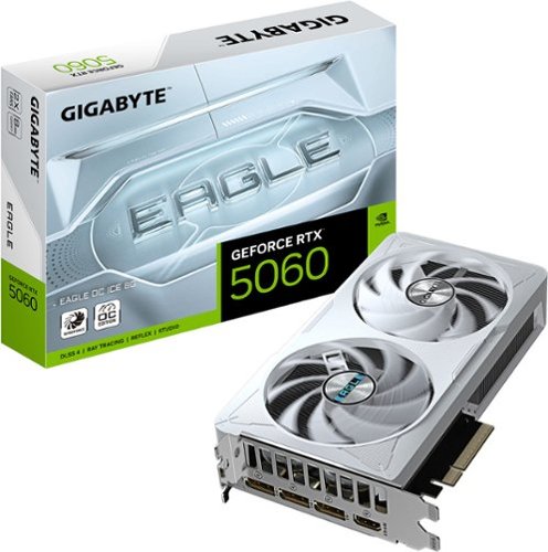 GIGABYTE GeForce RTX 5060 EAGLE OC ICE 8G Graphics Card, 8GB 128