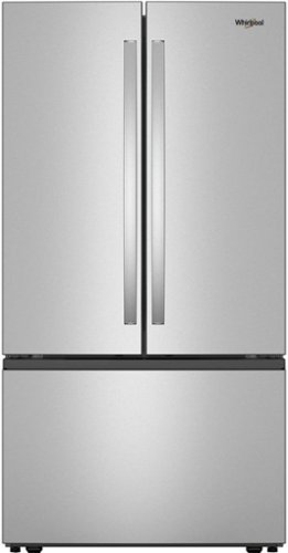 Whirlpool - 31 cu. ft. French Door Bottom Freezer Refrigerator with More space with Family-Sized Capacity - Stainless Steel
