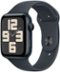 Apple Watch SE 2nd Generation (GPS) 44mm Aluminum Case with Midnight Sport Band - M/L - Midnight - (2024)-Angle_Standard