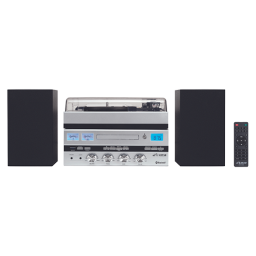 Victor Audio Geneva 5 in 1 Desktop Music Center w Streaming