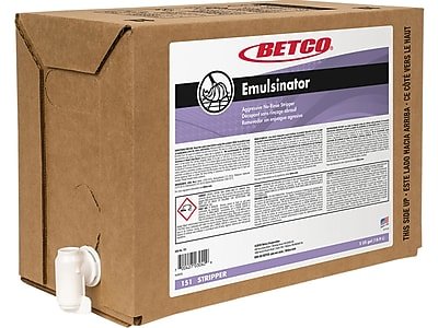 Betco - Emulsinator Floor Stripper, Sassafras Scent, 5 Gal. (151B500) - Clear