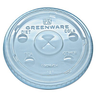 Fabri-Kal - Cold Drink Lids, 16-18, 24 Oz - Clear
