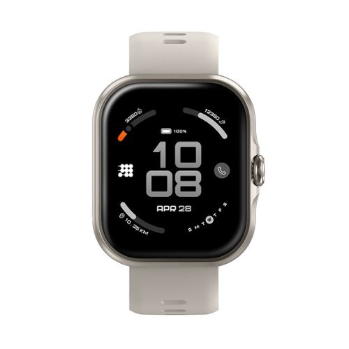 Cubitt - VIVA Lite Smartwatch with Built-in GPS, 1.85 AMOLED Display - Gray - (2025)-Front_Standard 