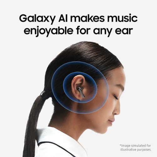 Samsung Galaxy Buds3 Wireless Earbud Headphones - Silver BUY IN MIDDLE EAST